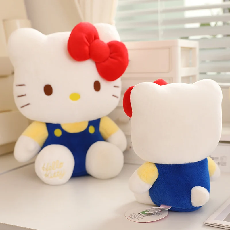 Sanrio Hello Kitty pluche klassieke zithouding speelgoed zacht en schattig lichaamskussen pop