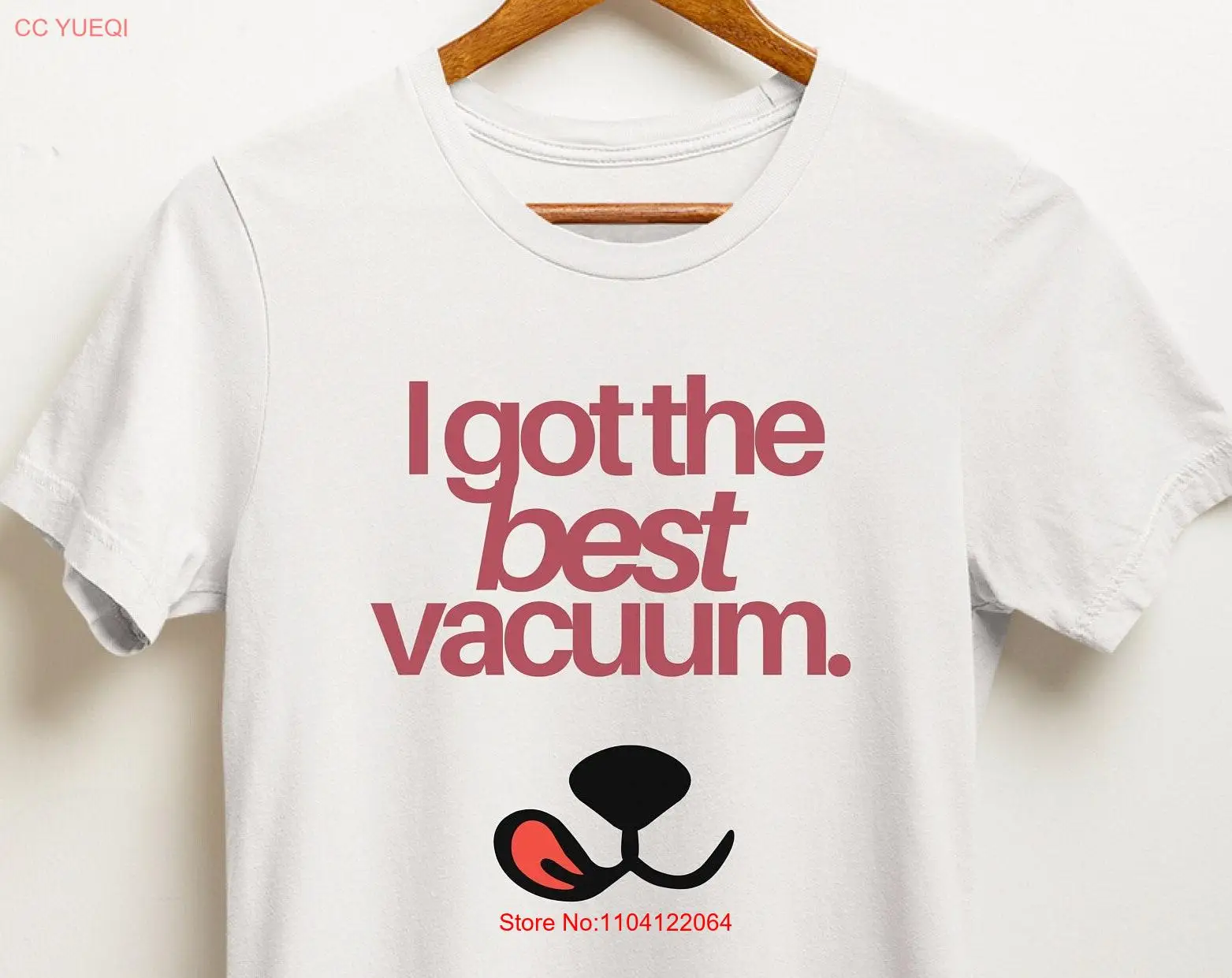 Dog Best Vacuum T Shirt Funny Canine Housekeeping Comfy Casual Wear Perfect for Moms Dads long or short sleeves