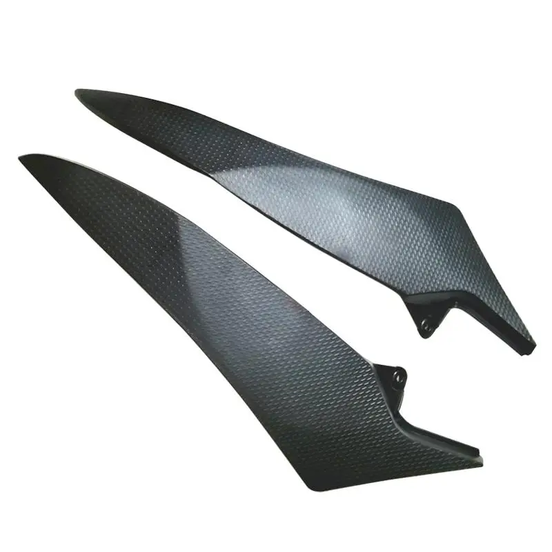 Capot de carénage de panneau de revêtement d'habillage latéral de réservoir de carburant de gaz noir 2 pièces adapté pour Yamaha YZF-R1 2009-2014