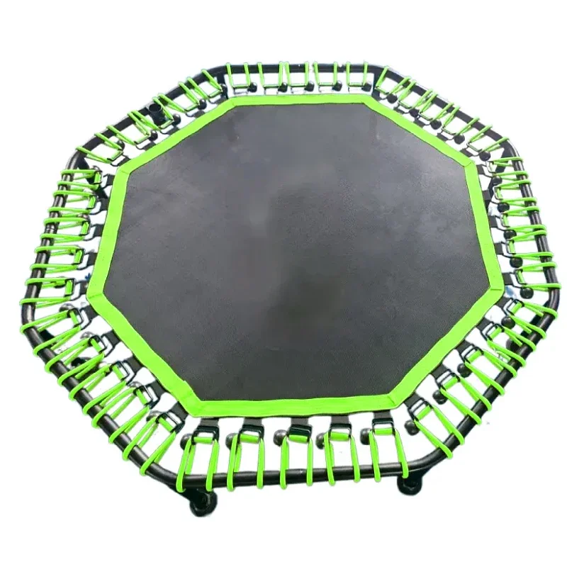 New Model Child Indoor Trampoline with Colorful High Elasticity Bungee Cord for Fitness and Body Building Trampoline