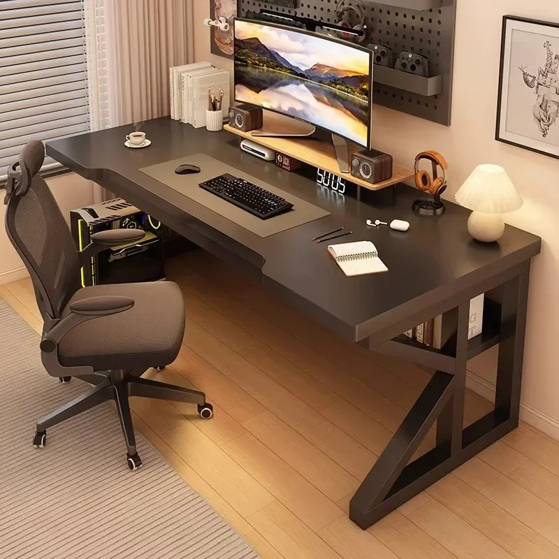 Computer desk Desktop e-sports table and chair set Bedroom home learning writing desk Desk simple workbench
