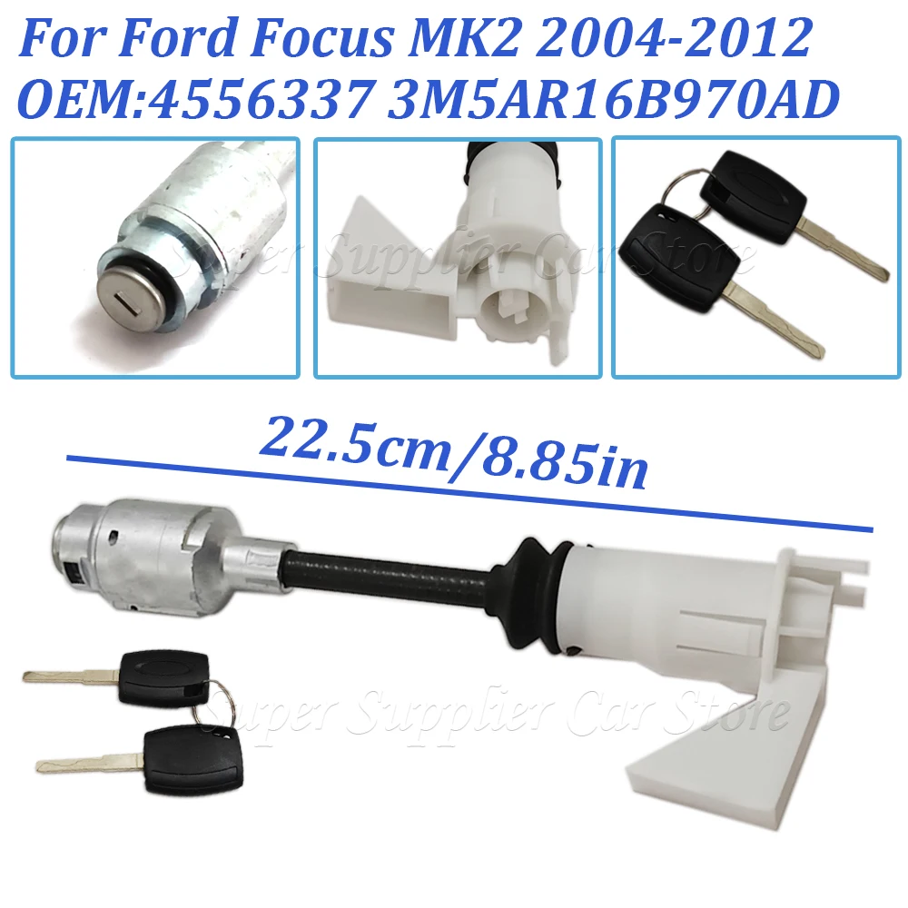 ZESTAW NAPRAWCZY BONNET RELEASE LOCK z 2 kluczami do AKCESORIA SAMOCHODOWE FORD FOCUS C-MAX 2003-2007 4556337   3M5AR16B970AD