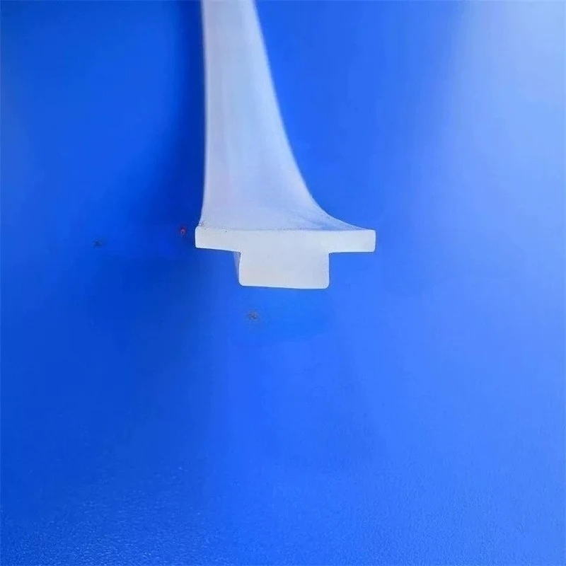 

1/2/5M high temperature resistant silicone T-shaped sealing strip, odorless and environmentally friendly silicone card slot