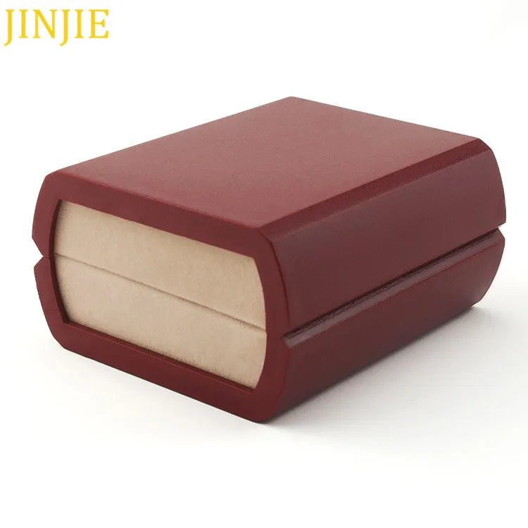 Luxury Vintage Book Shape Jewelry Box High-end Men's Luxury Cufflinks Box Black Red Beautiful Tie Clip Gift Brooch Packaging Box