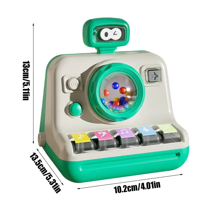 Kid Keyboard Toy Camera Shape Music Toys With Sound And Light Musical Instrument Learning Activities Early Development Toys For