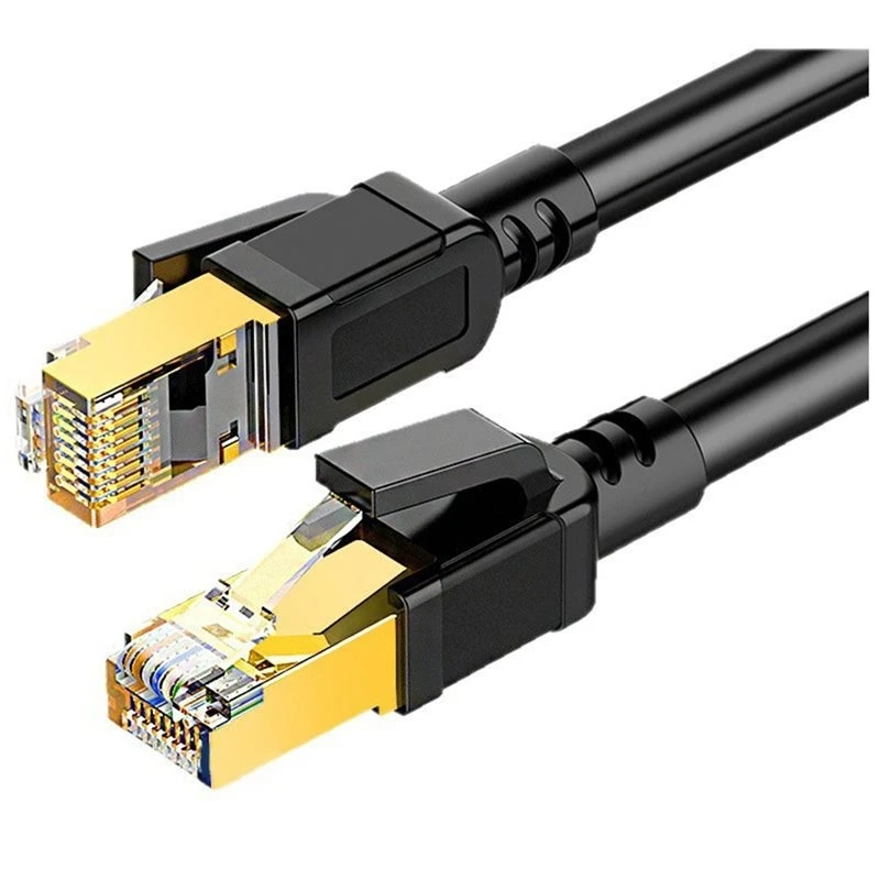 M07K-Industrial Ethernet Cable 5M CAT8 Double Shielding Gigabit Network Wire Servo Line High-Flex