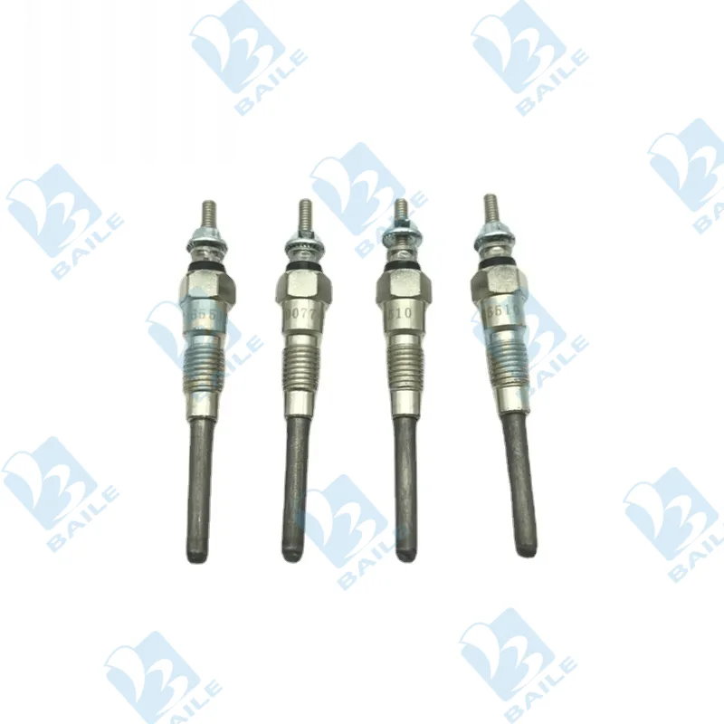 

4PCS 6655233 Glow Plug For Bobcat Engine 751 753 763 773 7753 S160 S175 S185 Skid Steer Loader Kubota 3 Series V2203 Plug Glow