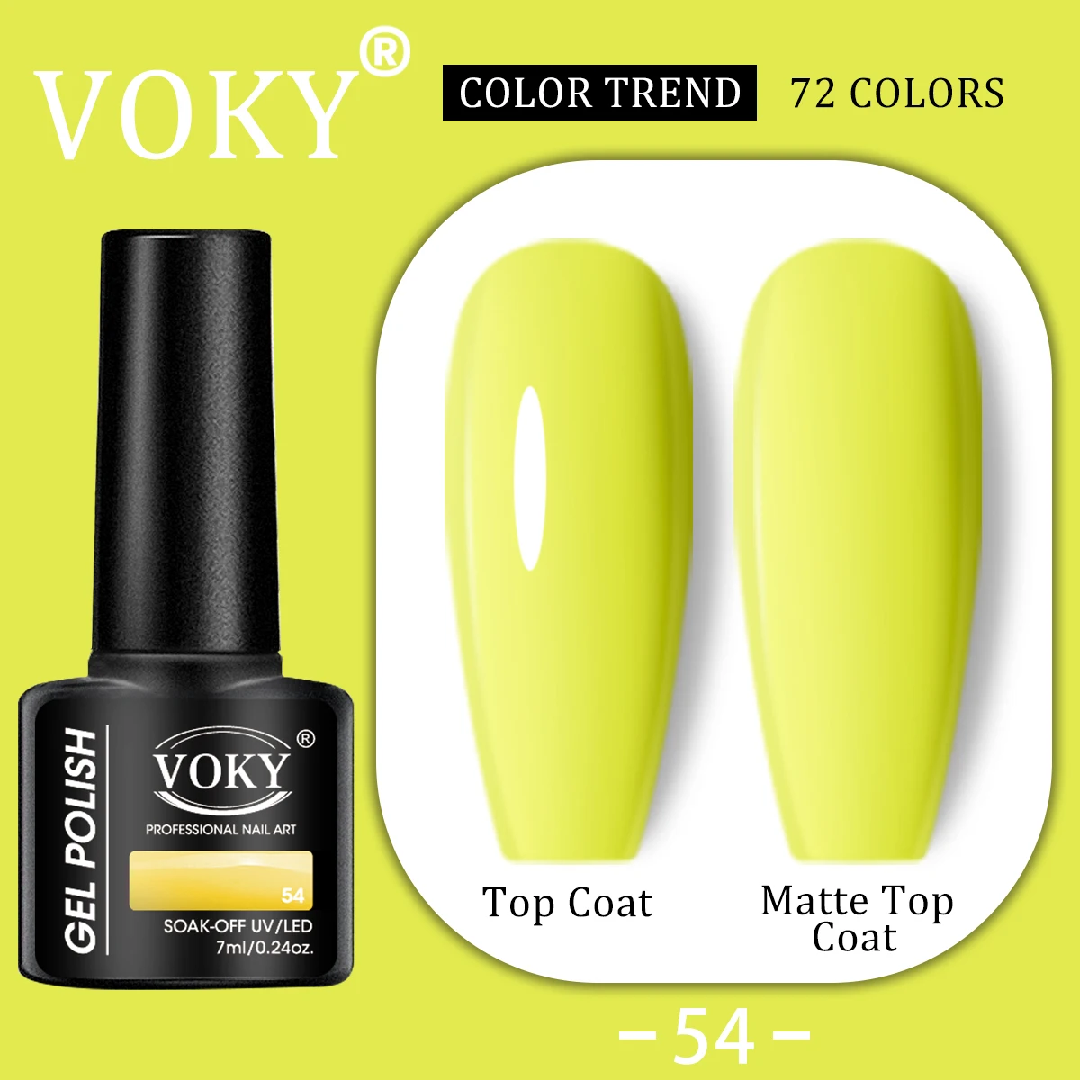 VOKY's new 7ML gel nail polish, a long-lasting UV LED-soaked nail gel polish, for nail art home DIY or gifts