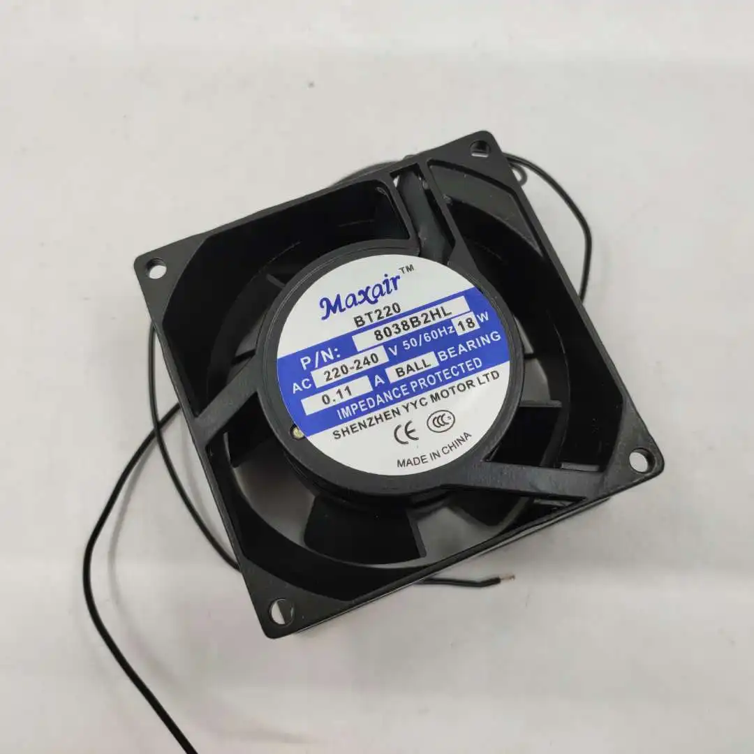 Maxair BT220 8038B2H/HL 220V 0.11A 18W 8038 cabinet cooling fan