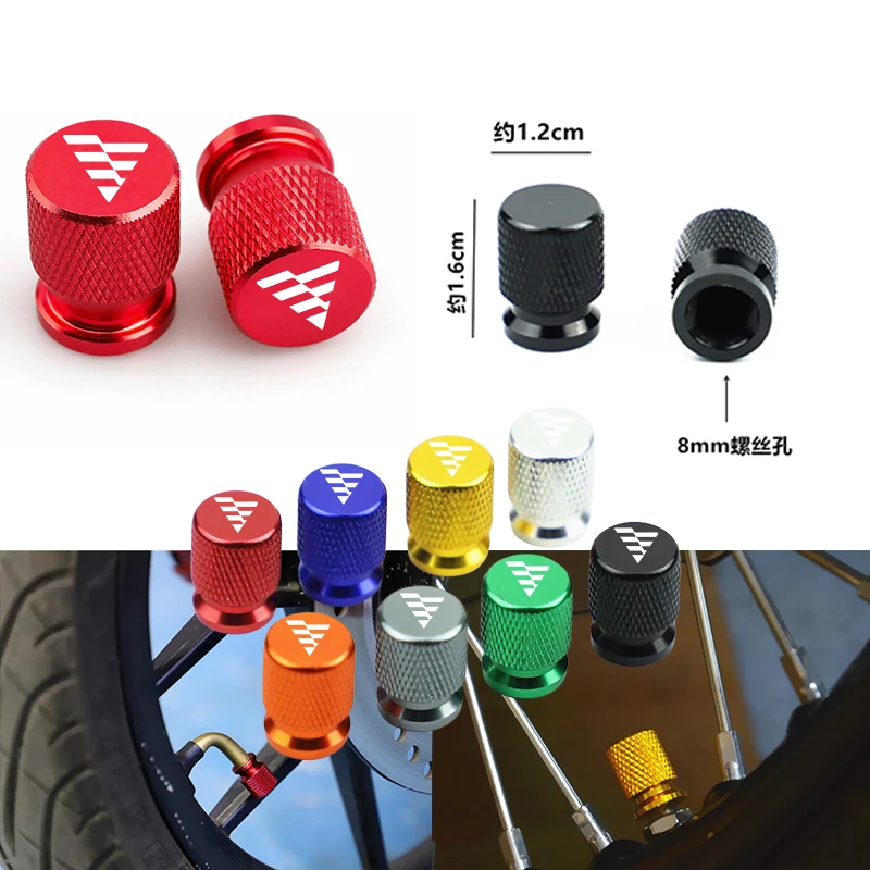 Fit For Loncin VOGE 500DS 500R 650DS 300RR 300AC 500 DS 500R 650 DS Universal Aluminum Tire Valve Cap Motorcycle Tire Valve Caps