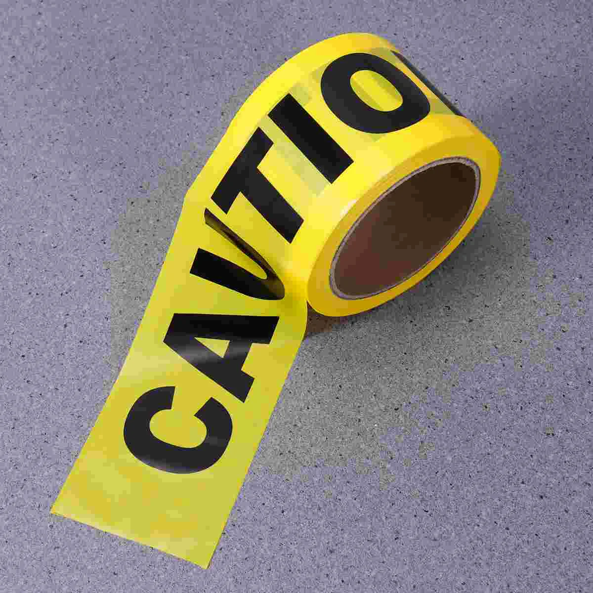 UEETEK 100M Barricade Caution Tape Warning Tape for Law Enforcement Construction Safety yellow caution tape