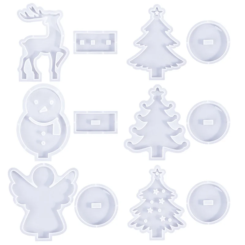 

AD23-Lovely Angel Silicone Mold Hollow Christmas Art DIY Products Angel Resin Mold Home Furnishing