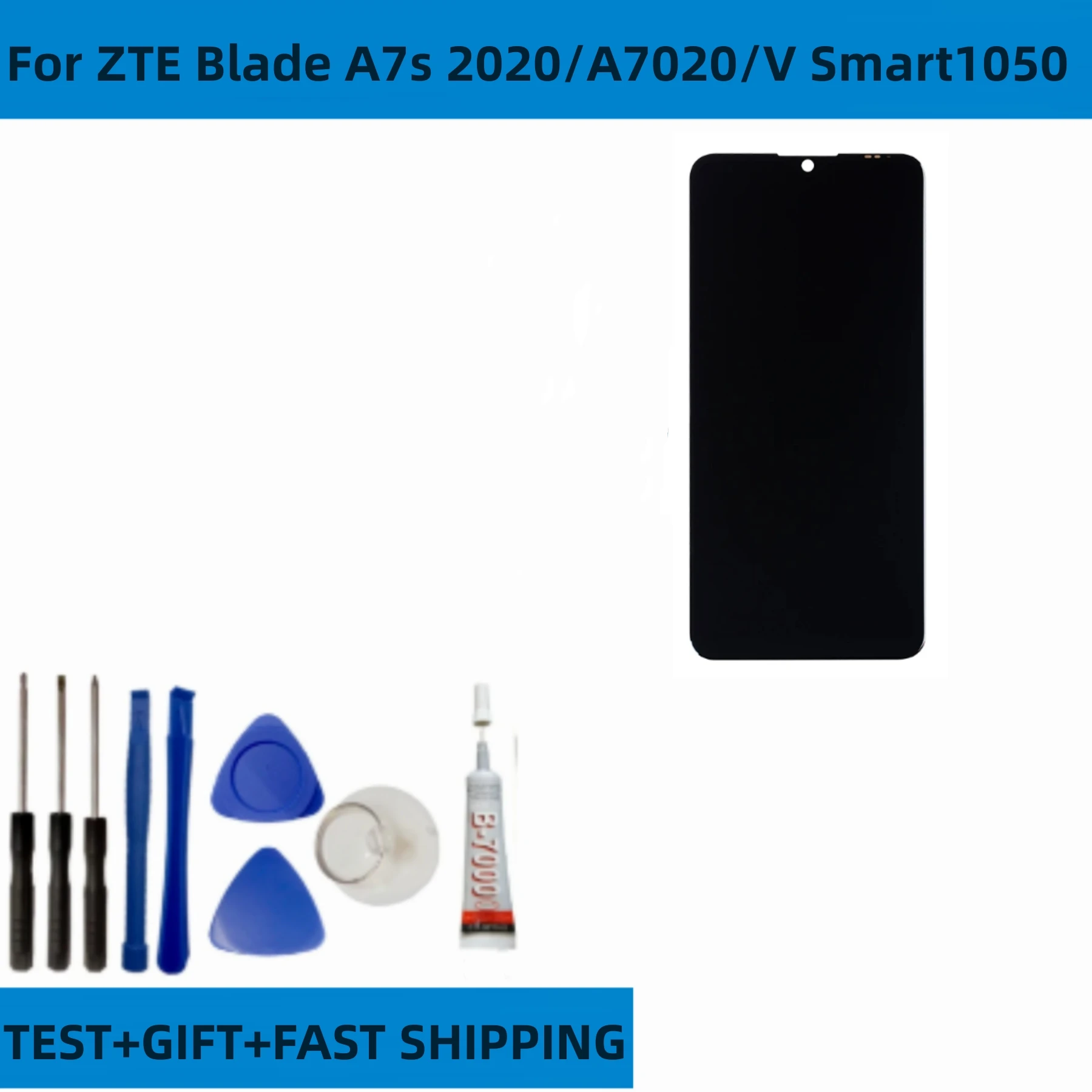 

6.5"Lcd For ZTE Blade A7S 2020/a7020 Display Touch Screen Digitizer Panel Assembly for V 1050/20 smart Screen With Frame