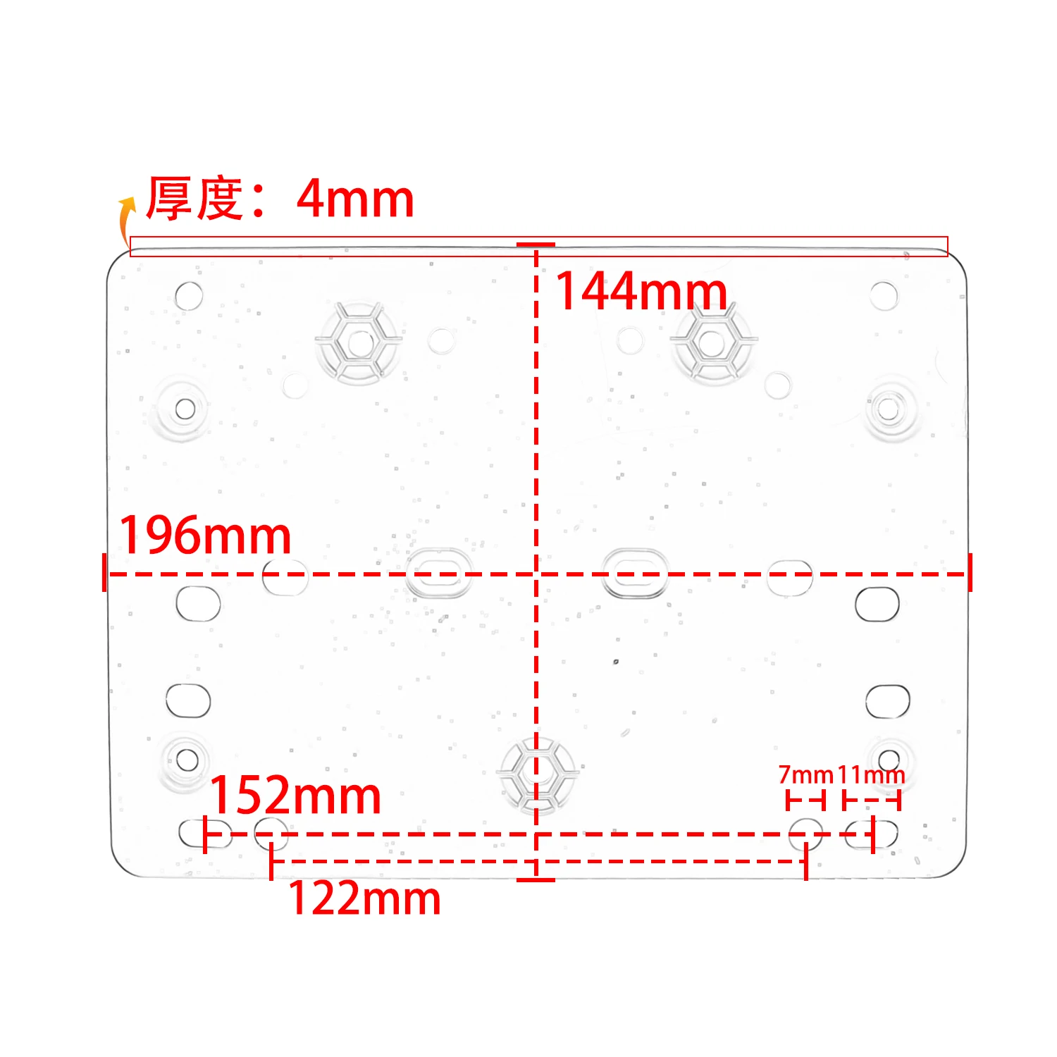 Motorcycle Plate Frame License Plate Holder For VESPA Spring Sprint LX LXV GTS300