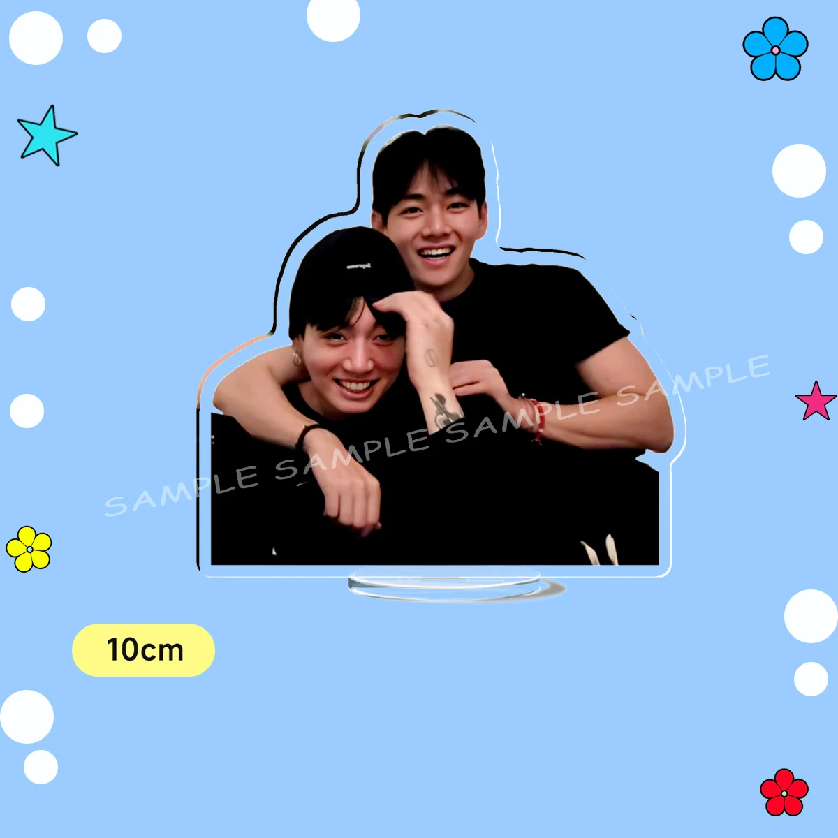 Акриловая звездная подставка, индивидуальная подставка, украшения для домашнего стола