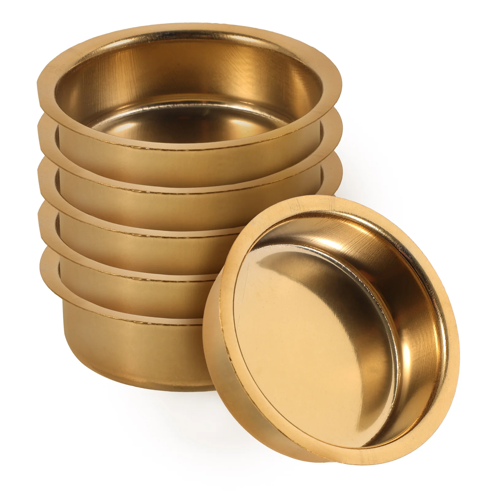 

6pcs Replacement Censer Incense Dish Stainless Steel Insert For Arabic Censer Plate Burner Parts Metal Accessories