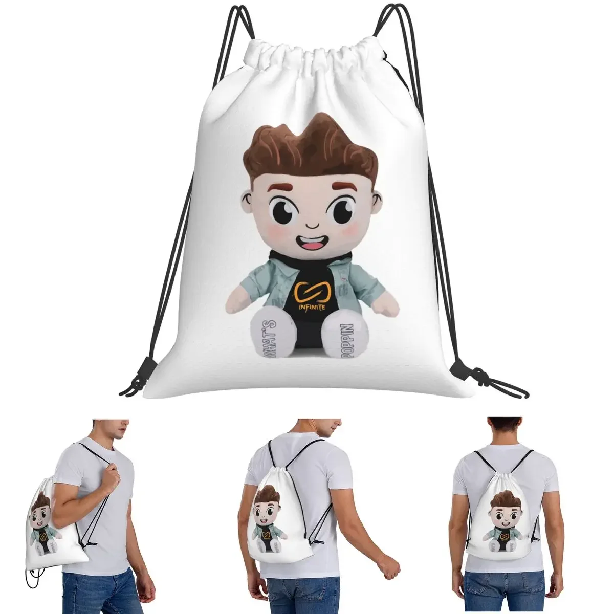 

Рюкзаки Caylus, модные портативные карманные спортивные сумки на шнурке, сумки для книг для школы путешествий