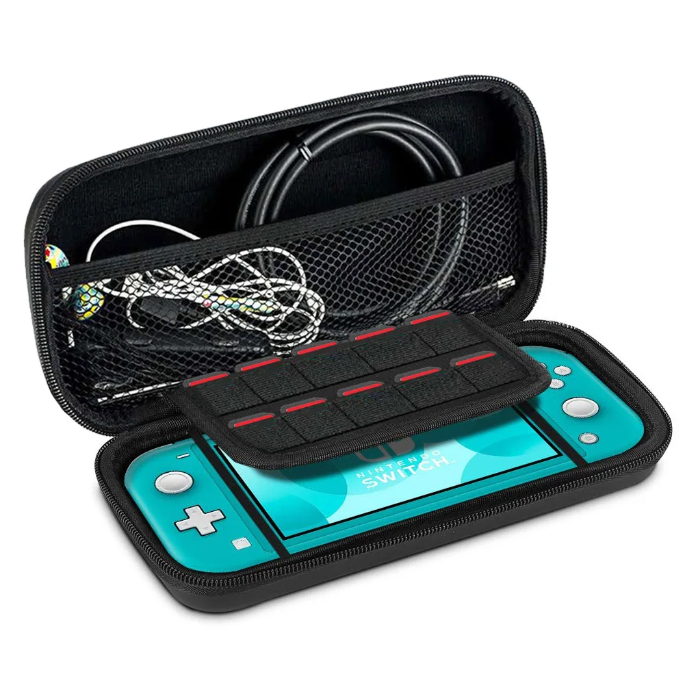 Zestaw akcesoriów do Nintendo Switch Lite z futerałem, ochronnym etui z TPU, osłoną ekranu ze szkła hartowanego i nie tylko — zdjęcie 4
