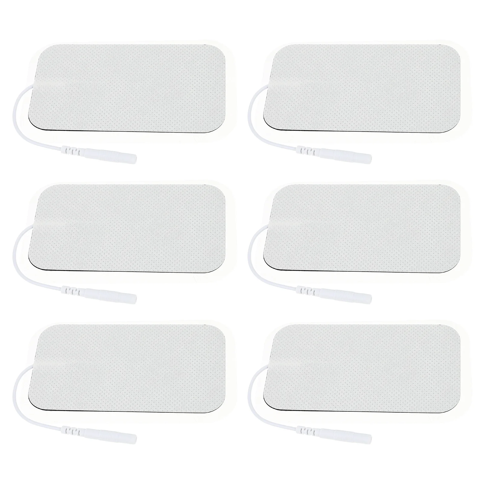 

6Pcs Electrode Pads Breathable Non-Allergic Massage Pads for Body Pain Unit Physiotherapy Patches Unit Patches
