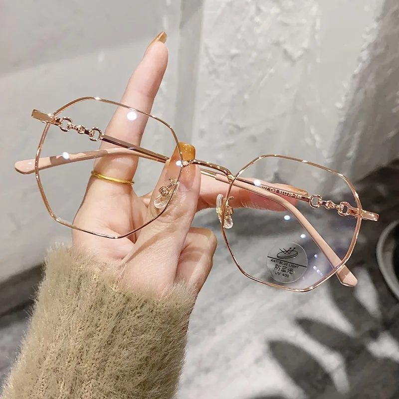 Anti-Blaulicht-blockierende Brille, klare Anti-Strahlungs-Brille, austauschbare Linse für Damen/Herren