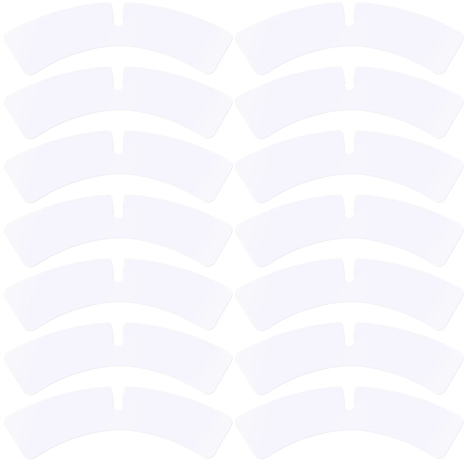 100 шт., маленькие вставки для мужчин и женщин, воротник, рубашка, формирователь, поддержка, прозрачная