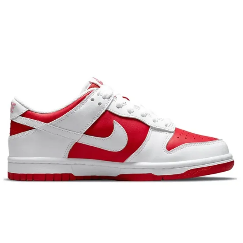 Nike Dunk Low Hommes Femmes Chaussures De Skateboard Classique Unisexe Sneakers Splicing University Rouge DD1391-600