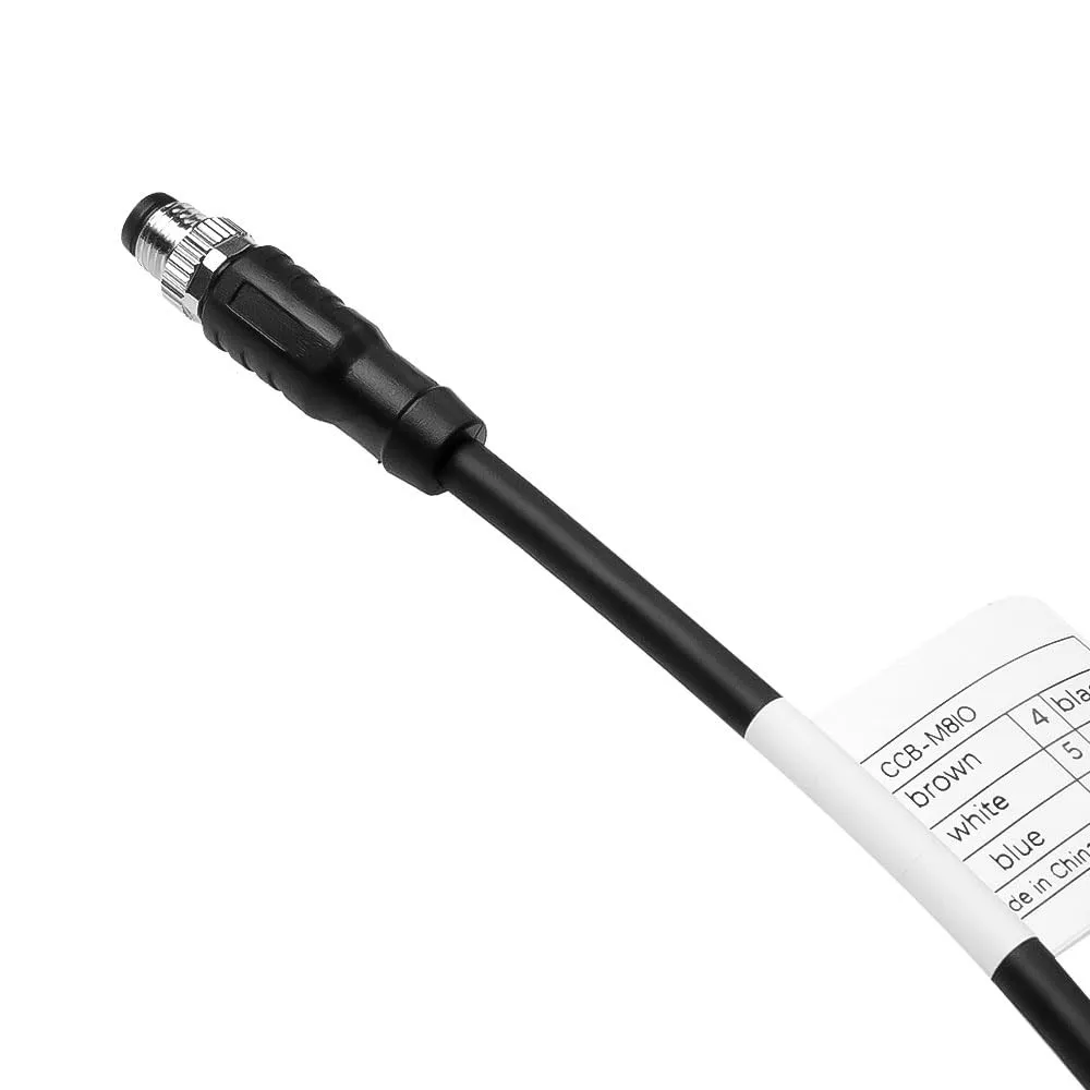 M8 6 Pin A-Code Male Flying Lead Basler Power I/O Cable Shielded Cable for Basler Camera Automation Control Vision System 1m