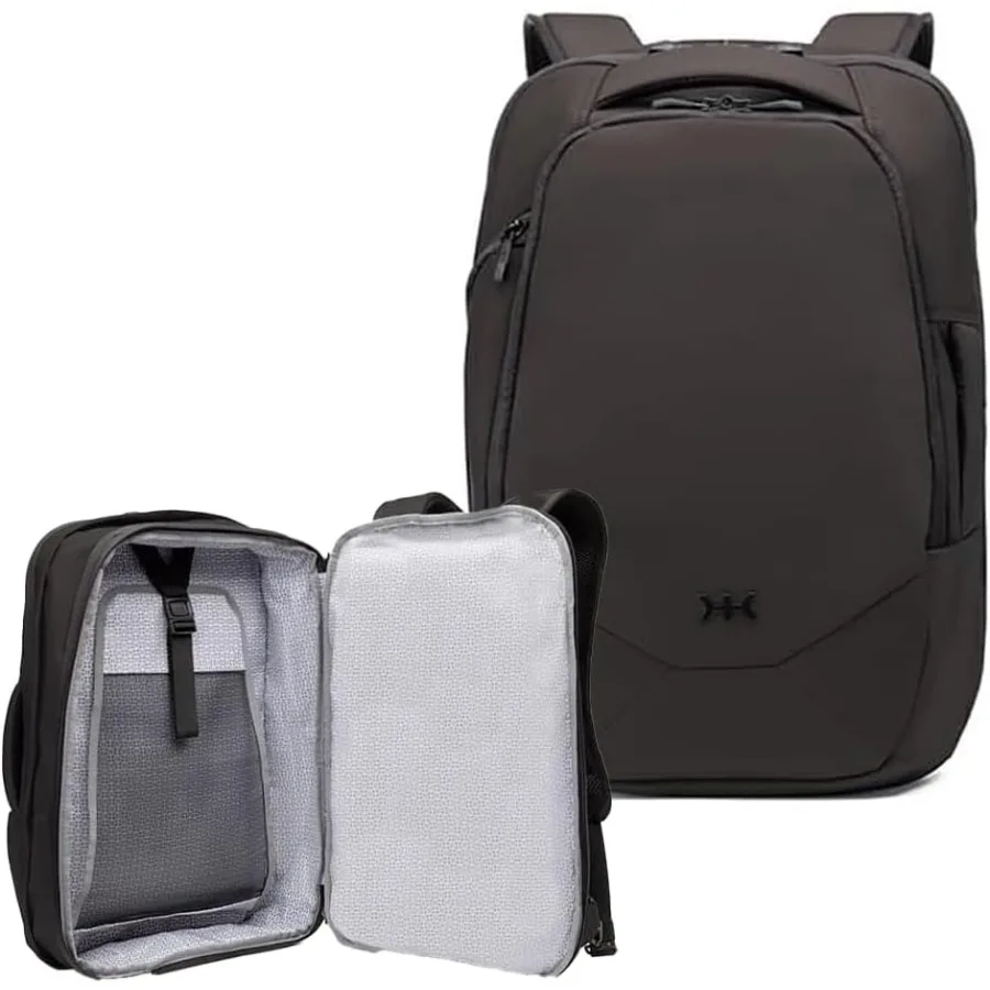 حقيبة ظهر للكمبيوتر المحمول من Knack Small Series 2 تناسب أجهزة الكمبيوتر المحمولة مقاس 16 بوصة - حقيبة ظهر Knack المعتمدة من TSA للسفر القابل للتوسيع B
