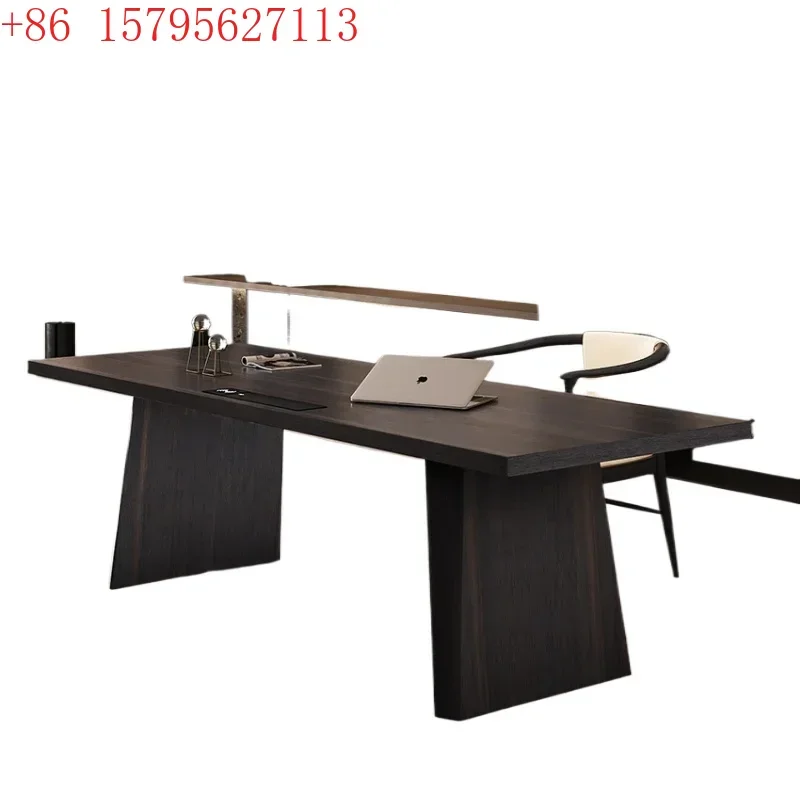 

XL Обеденный стол Свет Роскошный Современный Простой Прямоугольный Верстак Итальянский Компьютерный Стол Из Массива Дерева