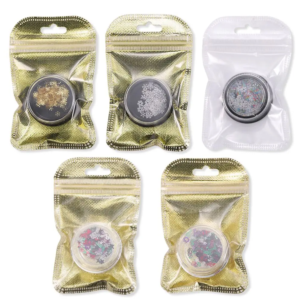 อุปกรณ์ทำเล็บ DIY ของตกแต่งเล็บ ของขวัญ งานศิลปะบนเล็บ ประกาย 3 มิติ กลิตเตอร์ เล็บลายเกล็ดหิมะ