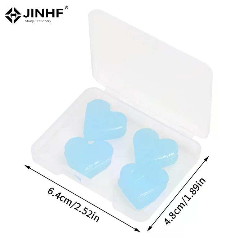 4/6Pcs Soft Silicone Earplugs Wax Ear Plugs Reusable Noise Cancelling Gel Ear Plugs Waterproof Earbuds For Sleeping Swimming