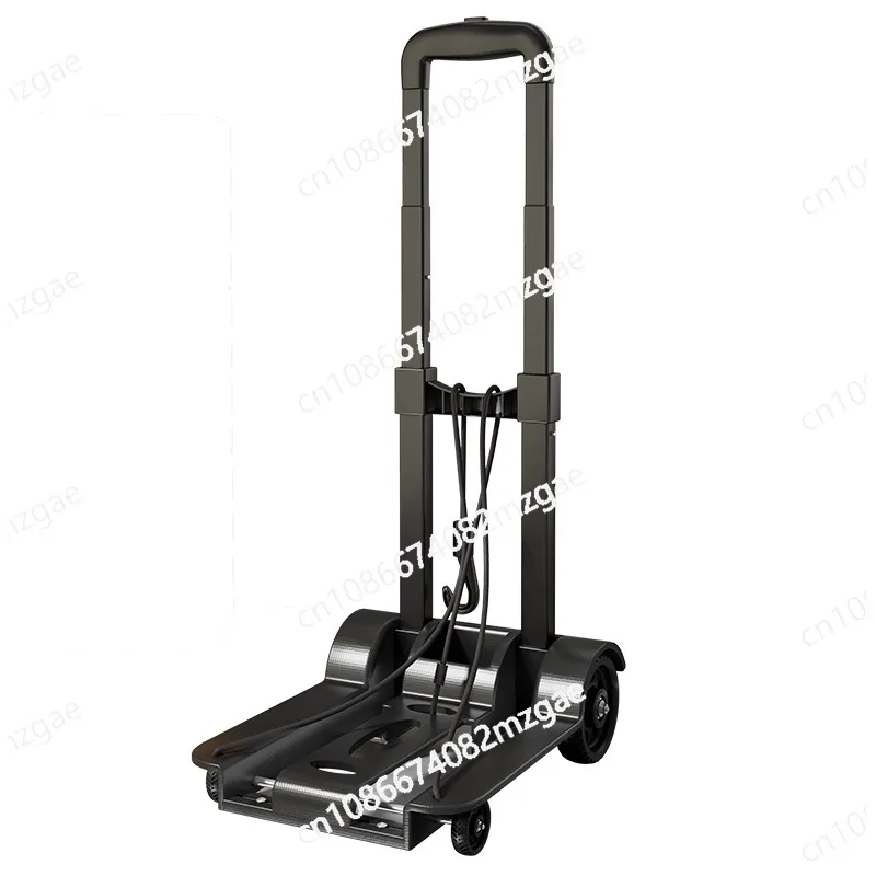 

Luggage trolley car Household Retractable folding portable truck Small trailer Express