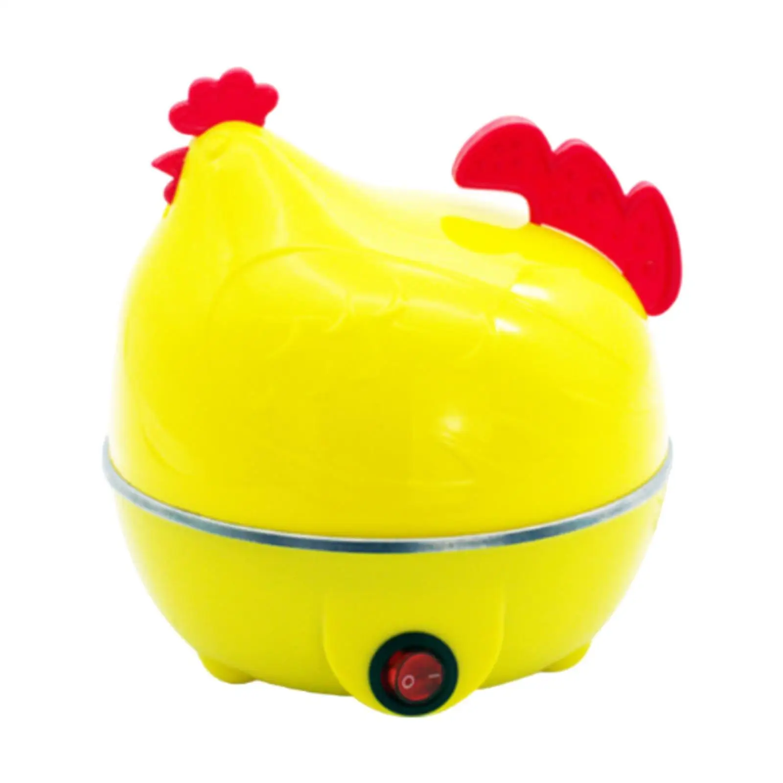 Electric Egg Cooker Portable Fast Heated 7 Egg Capacity Multifunction Egg Boiler for Breakfast Kitchen Cooking Steamed Egg Home