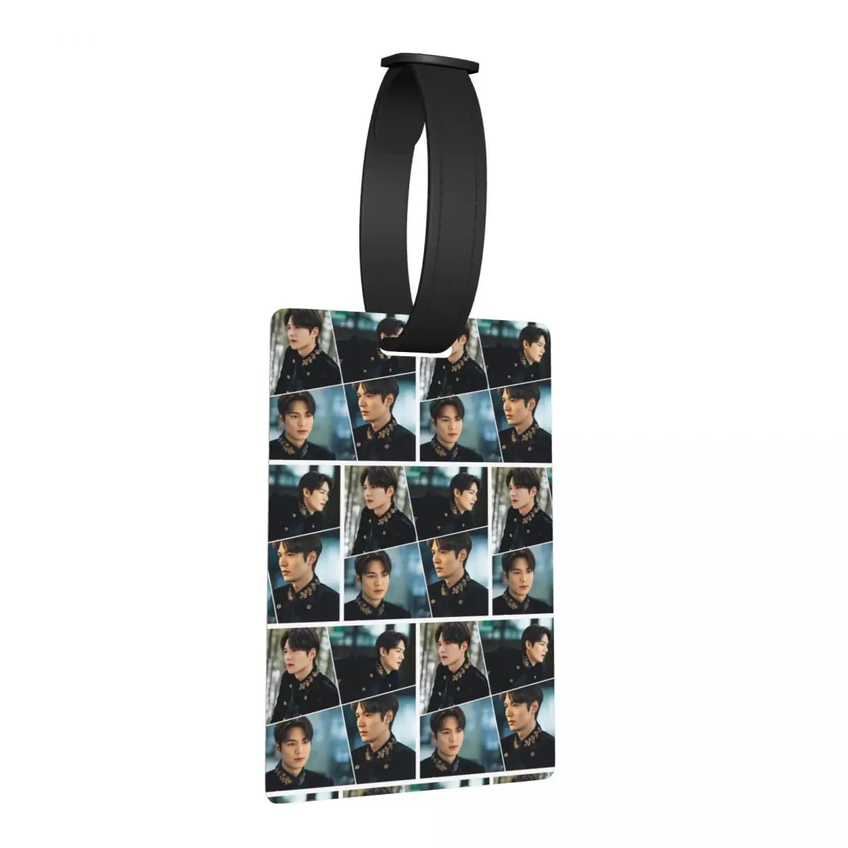 

Lee Min Ho The King Handsome Collage Luggage Tags Suitcase Travel Portable Baggage Boarding Tag Label Holder ID Name Address