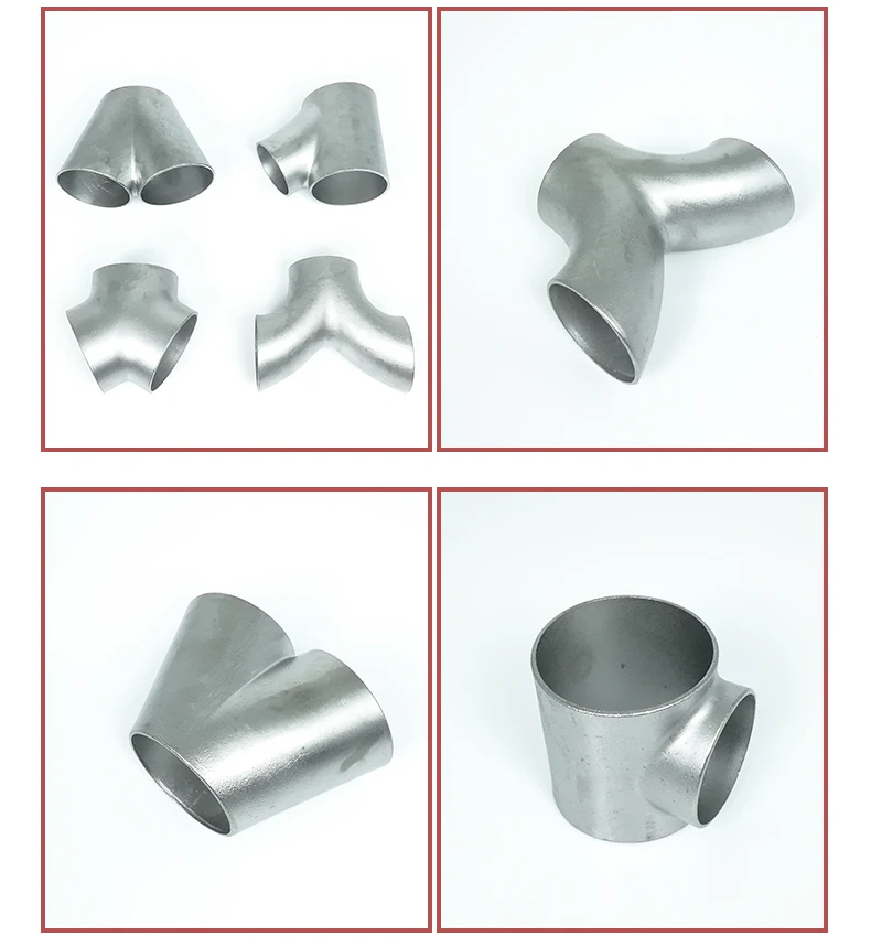 Autoteile 304 Edelstahl Y-Typ R-Typ Dreieck T-Stück 51 mm63mm76mm geschweißtes Rohr Auspuffrohr geschweißtes Schall dämpfer Verbindungs rohr – Detail 8