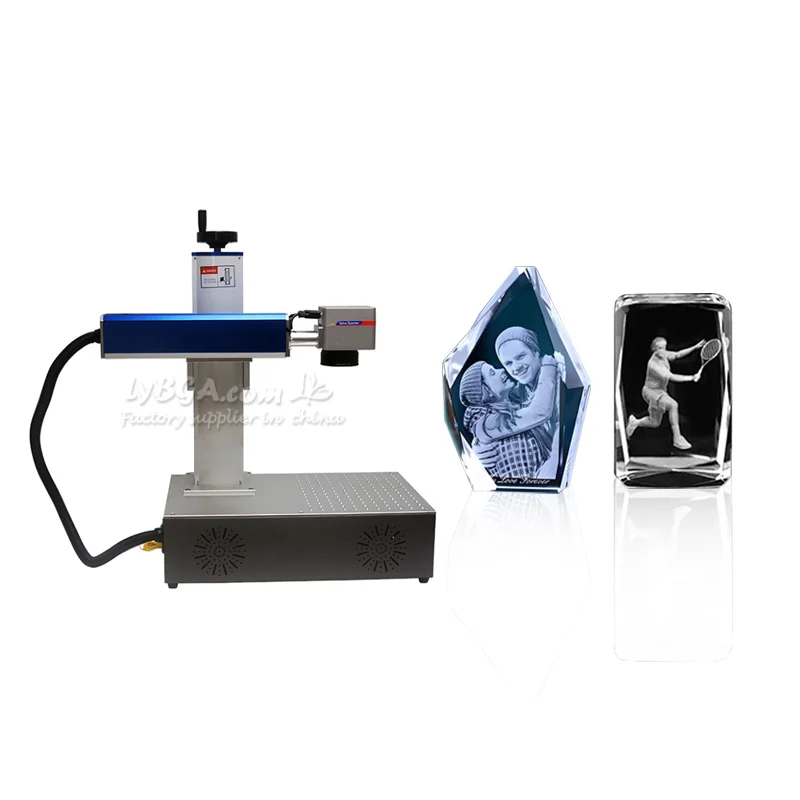 New 3D Internal Engraver Ultraviolet Ray Purple Cold Light UV 5W 10W Laser Engraving Machine For Crystal Glass Water Cooling