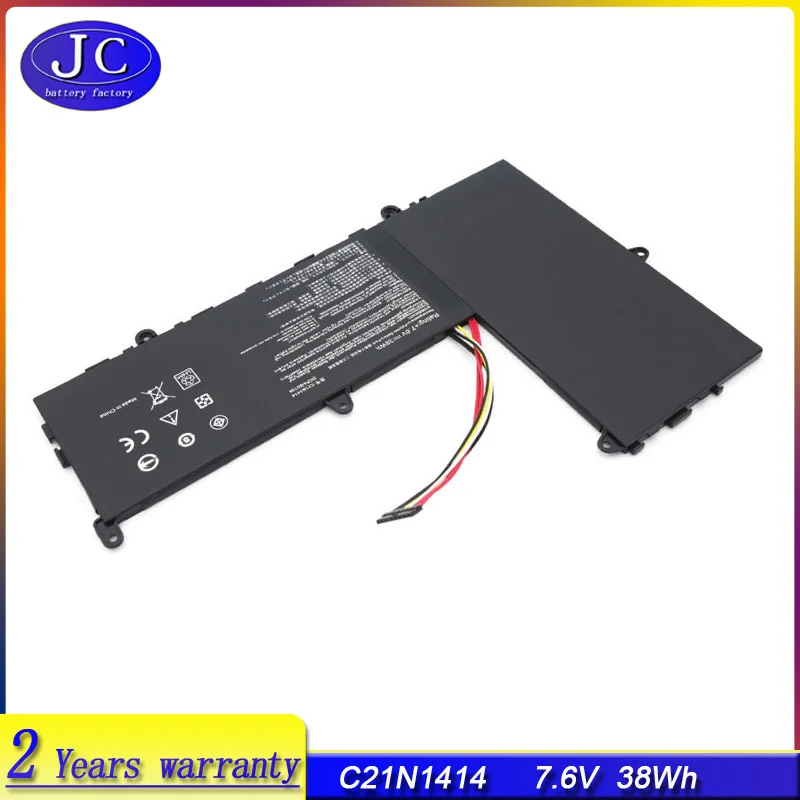 

JCLJF 7,6 V 38WH C21N1414 Аккумулятор для ноутбука ASUS EeeBook X205T X205TA X205TA-BING-FD015B 11,6 "бесплатная гарантия 2 года