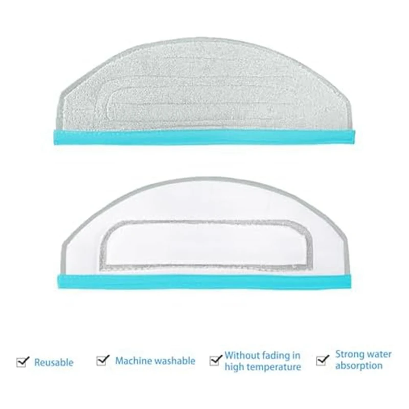 Set di accessori di ricambio per panno per mocio filtrante per Robot aspirapolvere cubo Yeedi