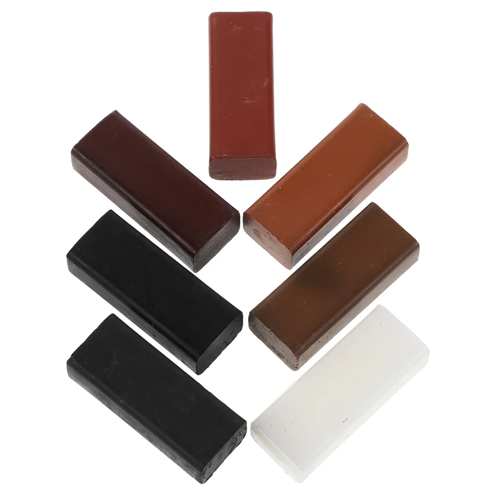 

7Pcs Furniture Repair Marker Floor Wax For Wood Floors Dent Filler Home Restoration Crayons Scratches Markers For Doors Touch Up