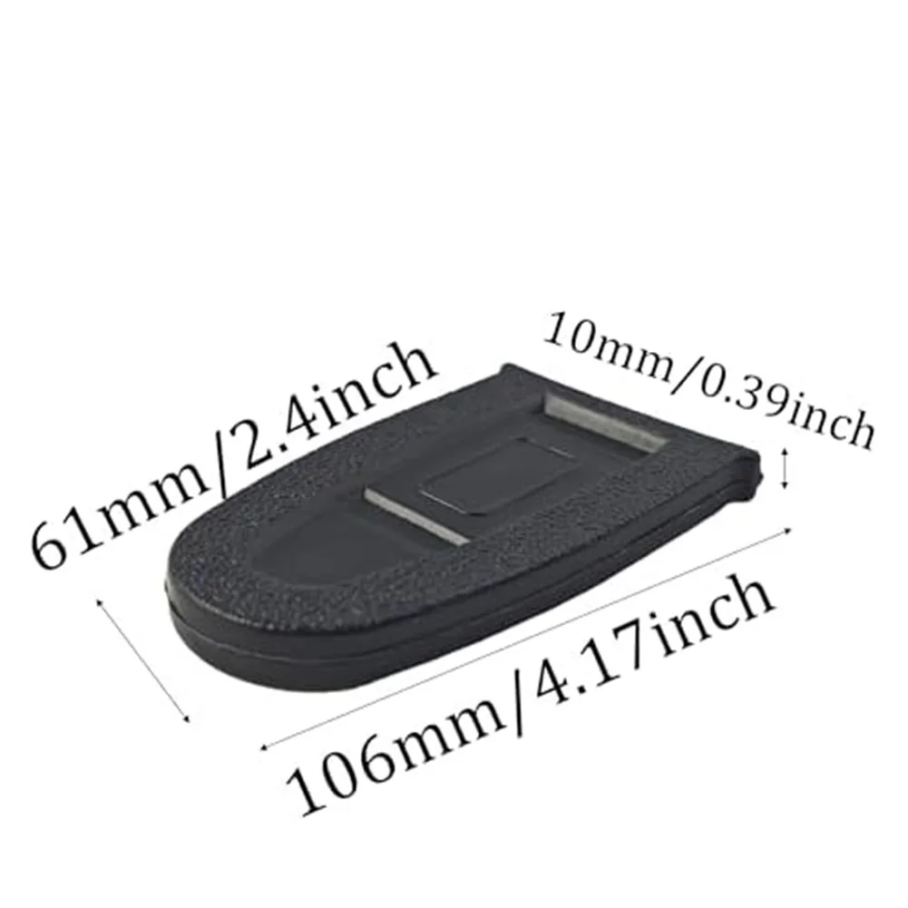 2-Pack 4 Inch Black Plastic Chainsaw Bar Guards For Blade Protection Chainsaw Chain Sheath Protective Cover Guide Plate