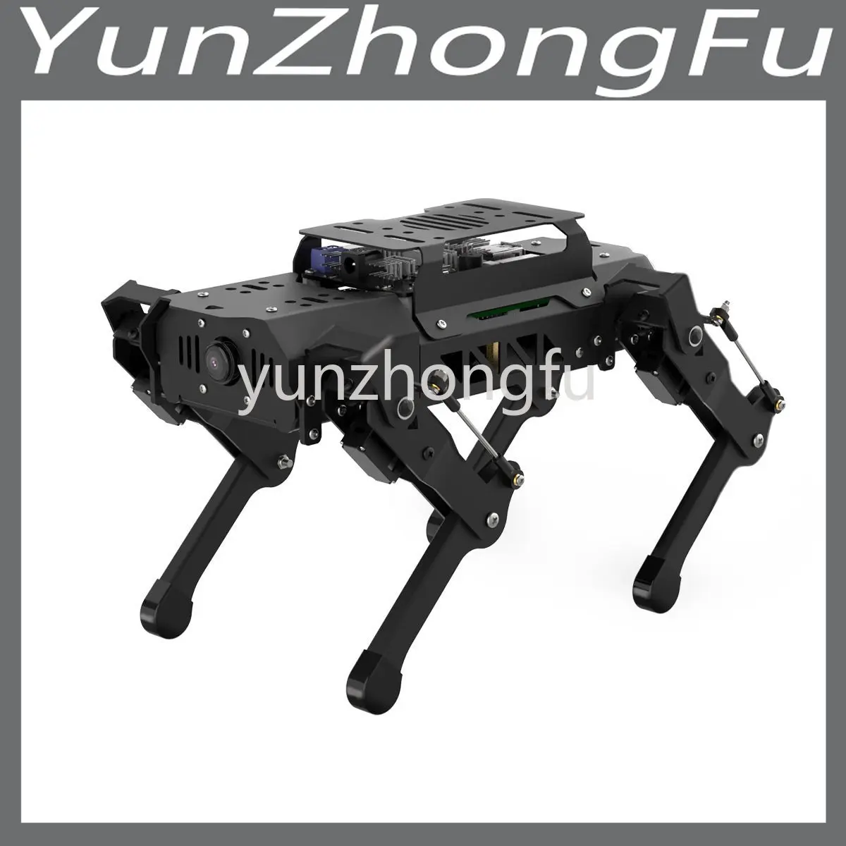 

2022 NEW PuppyPi Standard Kit AI Robot Quadruped Robot ROS Open Source Robot Dog with AI Vision 1MP Camera