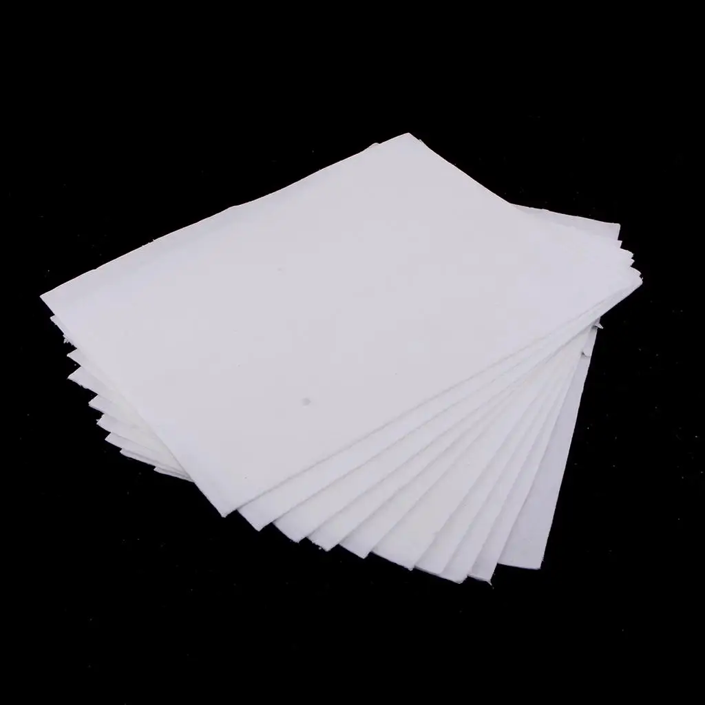 10 Pieces Square Microwave Oven Insulation Paper, Microwave Kiln Fusing Pottery Ceramic Fiber Insulation Blanket