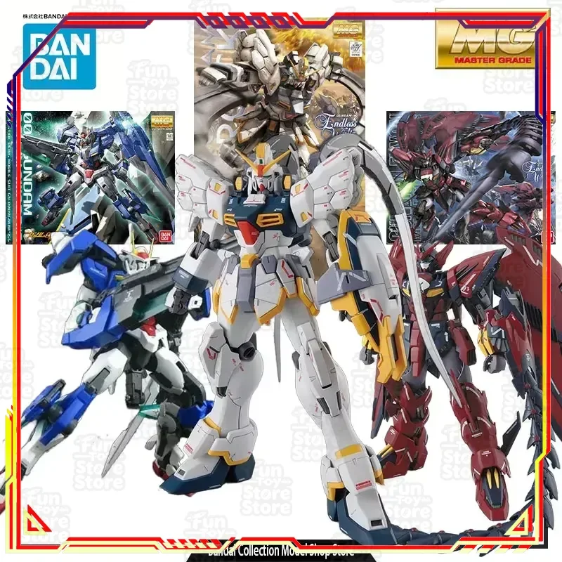 

Bandai Gundam Wing Epyon MG 1/100 Model Kit Gundam Action Figure Assembly Toy Anime Collectible Gift for Boys