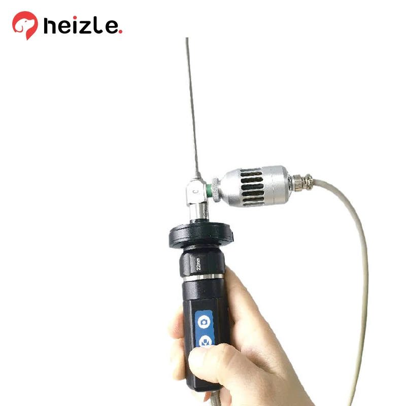 Mini portable medical veterinary video inspection Endoscope ccd camera system with led endoscope light Source