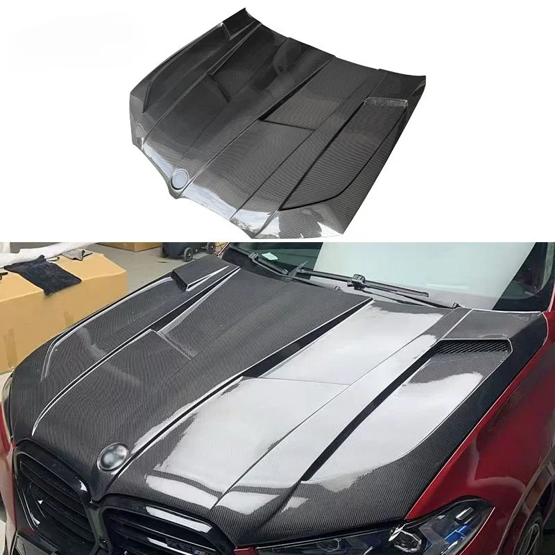 Complete OEM Facelift Conversion & Custom BuildX5 X6 X5M X6M LD Style High Quality Carbon Fiber Engine Bonnet Hood Engine Cover