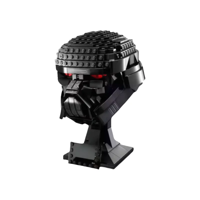 MINISO ديزني MOC 75343 حرب الفضاء الظلام جندي خوذة نموذج اللبنات ديكور المنزل اللعب هدايا عيد الميلاد عيد الميلاد