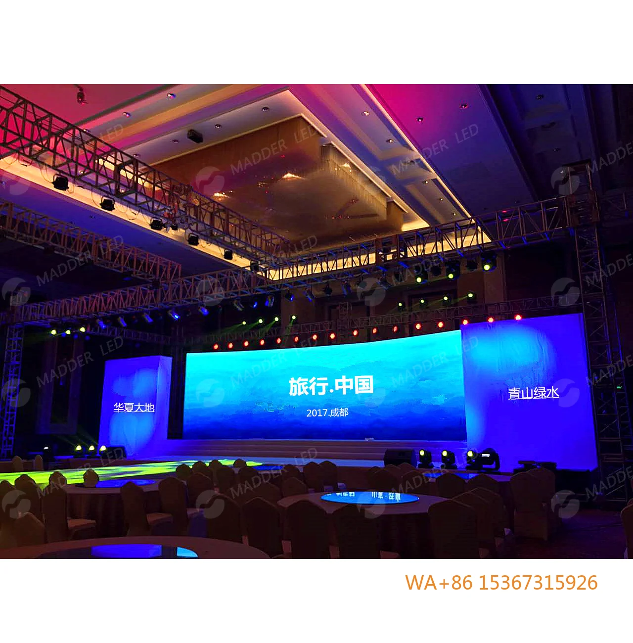 

4K Ultra Narrow Bezel LED Advertising Screen Rental Video Wall Display