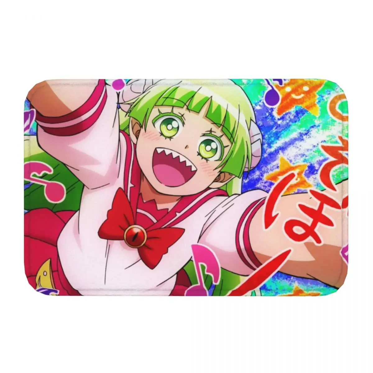 Mairimashita Iruma Kun Non-slip Doormat Kitchen Mat Floor Carpet Welcome Rug Home Decorative