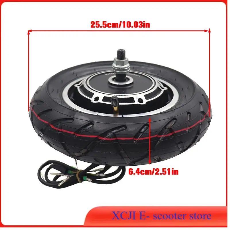 10 بوصة 48 فولت 500 واط فرش مكبح قرصي محور المحرك ل سكوتر كهربائي/دراجة قابلة للطي/مجموعة تحويل ترايك البضائع #3