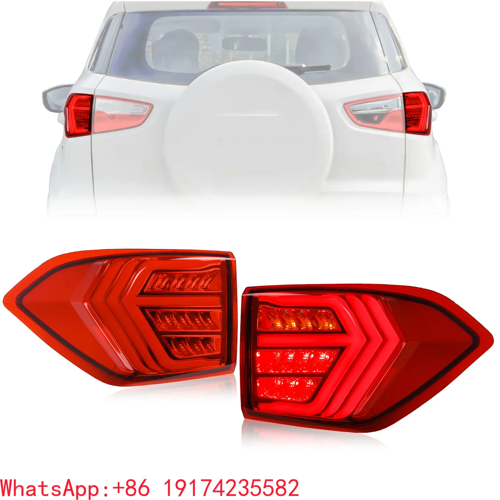 

Hot Selling Tail Lamp For Ecosport Taillights Full Led High Quality For Ford Ecosport 2011 Rear Lamp